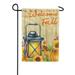 America Forever Welcome Fall Lantern Garden Flag 12.5 x 18 inch Autumn Harvest Pumpkin Sunflower Floral Rustic Primitive Seasonal Yard Outdoor Fall Decorations Double Sided Flag