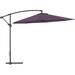Global Industrial Cantilever Umbrella w/ Crank Tilt & Cross Brace Olefin Fabric 10 W Navy