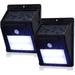 8 LED Outdoor Solar Powered Wireless Waterproof Security Motion Sensor Light 2pc