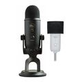 Blue Microphones Yeti Professional Multi-Pattern USB Microphone (Blackout) with Knox Gear Pop Filter