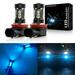 H8 H11 LED Fog Light Bulbs or DRL 8000K Ice Blue for Chevy Camaro Cobalt Colorado Cruze Equinox HHR Impala Malibu Sonic Silverado 1500 2500 3500 H16 H11LL H8LL 50W 3200LM