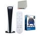 Sony Playstation 5 Digital Version (Sony PS5 Digital) with Media Remote Accessory Starter Kit and Microfiber Cleaning Cloth Bundle