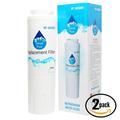 2-Pack Replacement for Amana ASD2621KRB Refrigerator Water Filter - Compatible with Amana UKF8001AXX Fridge Water Filter Cartridge - Denali Pure Brand