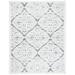 SAFAVIEH Cabana Kyleigh Ivory/Grey 2 2 X9 Runner Indoor/Outdoor Area Rug Ivory/Grey 9 x 12