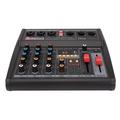 Pyle PMX462 - 3-Channel Audio Mixer With USB Interface - Built-in FX Processor MP3 Player XLR & 6.35 Jack Connectors