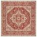 SAFAVIEH Indoor Outdoor BHS137Q Beach House Red / Creme Rug