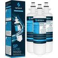 SpiroPure Refrigerator Water Filter Replacement for LG LT700P 9690 ADQ36006101 PF01 46-9690 R-9690 PL-500 RFC-1200A ADQ36006102 SGF-LA07 LT700PC FML-3 RWF1052 WSL-3 795 PL500 (3 Pack)