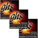 GHS Boomers Guitar Strings 3-Packs 7-String Roundwound Electric Medium 10-60