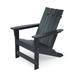 GDF Studio Panagiota Outdoor Resin Adirondack Chair Black