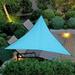 NUZYZ 3/4/6m Outdoor Triangle Sun Shelter Sunshade Canopy Garden Patio Camping Awning