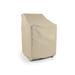 Covermates Outdoor Stacking Chair Cover - Water Resistant Polyester Drawcord Hem Mesh Vents Seating and Chair Covers-Khaki