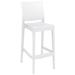 38.5 White Solid Patio Counter Stool