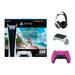 Sony Playstation 5 Digital Edition Horizon Forbidden West Bundle with Extra Pink Controller White PULSE 3D Wireless Headset and Surge QuickType 2.0 Wireless Keypad