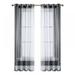 Sheer Waterproof UV Proof Curtain Indoor/ Outdoor Curtains for Patio 1 Panels - Outdoor Sheer Curtains Grommet Voile Drapes (Gray 51.96*94.88 )