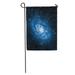 SIDONKU Blue Space Triangulum Galaxy Universe Star Planet Nebula Cosmos Garden Flag Decorative Flag House Banner 28x40 inch