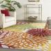 Nourison Aloha Indoor/Outdoor Red Multi Colored 7 10 x 10 6 Area Rug (8x11)