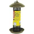 Stokes Select 38171 Finch Screen Bird Feeder with Metal Roof Yellow 1.1 lb Seed Capacity