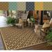 Style Haven Rio Mar Tile Inspired Trellis Pattern Indoor/ Outdoor Area Rug Navy Blue/Cream 1 9 x 3 9 2 x 3 Accent Outdoor Indoor Entryway