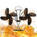 Fireplace Fan | Heat Powered Warming Wood Stove Fan | Silent Operation Fan Stove Heating Fan Warm Air Fan for Wood Stoves