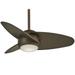 Minkaaire Slant Slant 36 3 Blade Indoor Led Ceiling Fan - Bronze