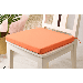 SAYOO Removable Square Seat Cushion Outdoor Tie On Garden Patio Waterproof Seat Pad Simple Style Seat Cover