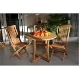 Anderson Teak Descanso Bristol Bistro 3 Piece Set