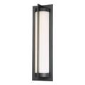 WAC Lighting Oberon 20 1-Light LED Aluminum Indoor/Outdoor Wall Light in Black