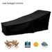 ODOMY Sun Lounger Cover in 190T Oxford Waterproof Outdoor Deckchair Cover Sunbathing Sunbathing Sunbathing Protective Cover Anti-UV / Wind / Dust