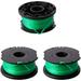 THTEN SF-080 String Trimmer Spool Line Compatible with Black and Decker SF-080-BKP 20ft 0.080 GH3000 LST540 GH3000R LST540B Weed Eater Auto Feed Single Line with 90583594 Cap Covers Parts