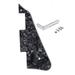 LP Guitar Pickguard with Bracket for Les Paul Electric Guitar Black Pearl with Nickel