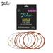 ZIKO DR-011 Acoustic Guitar Strings Hexagon Alloy Wire Pure Copper Wound -Rust Coating Membrane 6 Strings Set