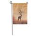 KDAGR Creative Conceptual Deer Stag Dry Tree As Red Buck Nature Wild Garden Flag Decorative Flag House Banner 28x40 inch