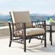 Oakland Living Aluminum Outdoor Deep Seating Rocking Club Chair Antique Copper - Set of 4