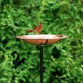 Good Directions BBG Pure Copper Garden Pole Bird Bath 13 Basin