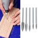 TureClos 5Pcs/Set Wood Carving And Engraving Drill Bit Milling Cutter Root Carving Tools for DIY Woodworking Carving