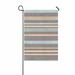 PKQWTM Watercolor beige gray blue striped Yard Decor Home Garden Flag Size 12x18 Inches