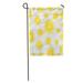 KDAGR Orange Citric Lemon Pattern Yellow Citrus Slice Fruit Juice Healthy Garden Flag Decorative Flag House Banner 28x40 inch