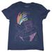 Voltron Mens T-Shirt- Legendary Line drawing Rainbow Cats Image (2X-Large)