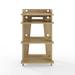 Crosley Furniture Soho MDF Wood and Birch Veneer Turntable Stand in Natural