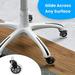 Office Chair Wheels Replacement Rubber Chair Casters For Hardwood Floors