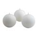 Jeco CBZ-043-6 3 in. Citronella Ball Candles White - 36 Piece