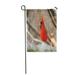 LADDKE Colorful Winter Male Cardinal Red Bird Cabell Garden Flag Decorative Flag House Banner 28x40 inch