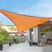 Grofry Triangular Sun Shade Waterproof Wear Resistant Dust-proof Garden Patio Pool Triangular Sun Shade for Outdoor Lake Blue