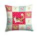 Skookum Cat Love Fabric Decorative Pillow Red