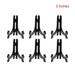 6pcs Plastic Easels Plate Holders Display Dish Rack Picture Frame Photo Book Pedestal Stand