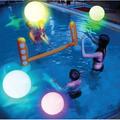 4Pcs Pool Toys - LED Beach Ball with Remote Control - 16 Colors Lights and 4 Light Modes 100ft Control Distance - Outdoor Pool Beach Party Games for Kids Adults Pool Patio Garden Decorations