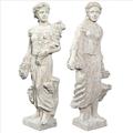 Design Toscano Flora and Proserpina Goddesses of Growth Garden Statues: Set of Two