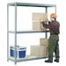 Nexel Industries 3 Tier Wide Span Storage Rack with 3 in. Square Mesh- Gray - 96 x 48 x 96 in.