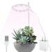 Hands DIY 3-head Grow Light with Pink and White Light Plant Light Full Spectrum LED Angel Ring Grow Light USB Powered Seeding Growing Lamp Annular Plant Growing Lamp for Greenhouse