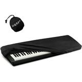 HQRP Elastic Dust Cover w/ Bag for Yamaha PSR-S650 / PSRS650 / PSR-S670 / PSRS670 / S70 XS / MX61 / MOXF6 Electronic Keyboard Digital Piano